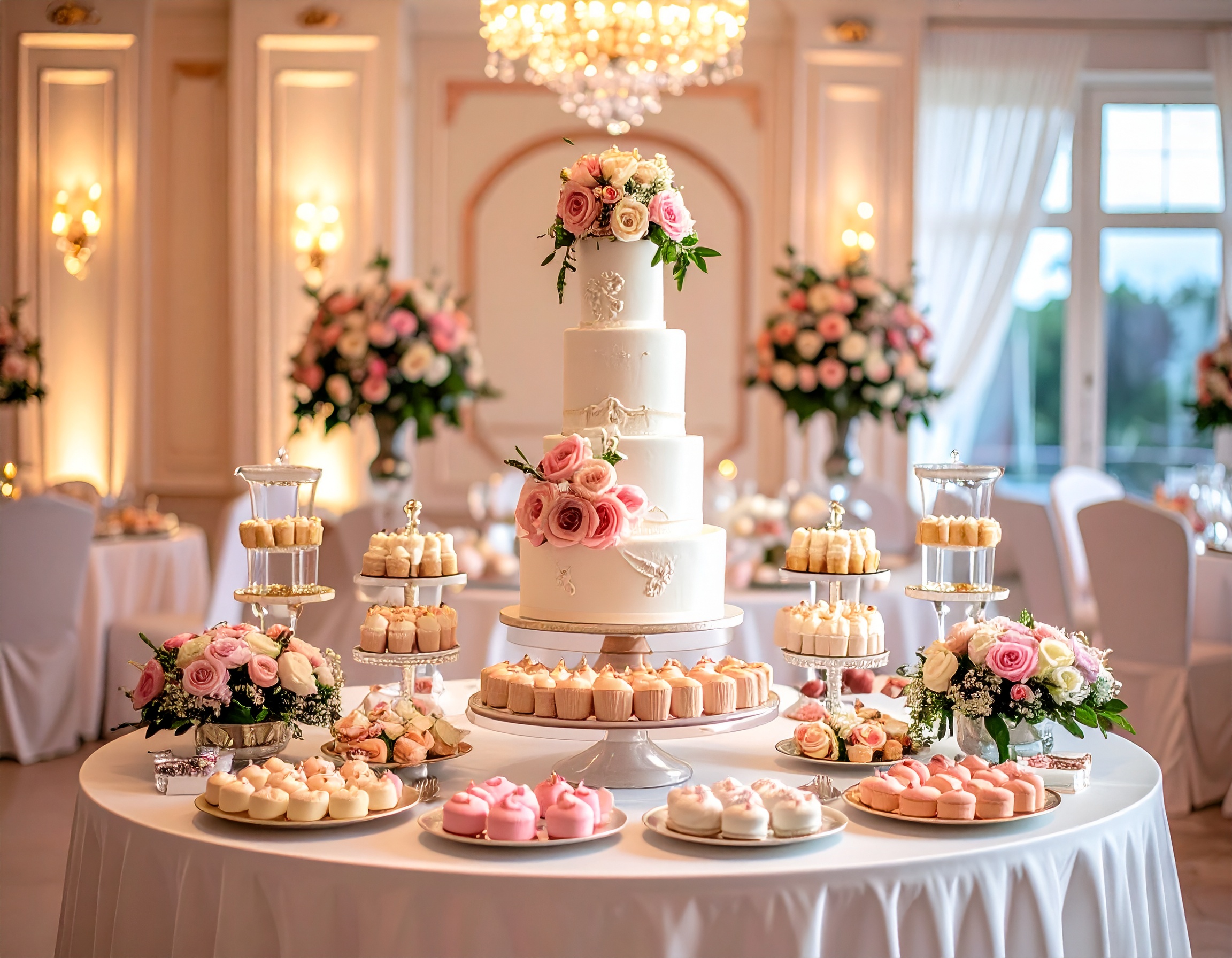 Mesa de postres boda catering dulce Madrid